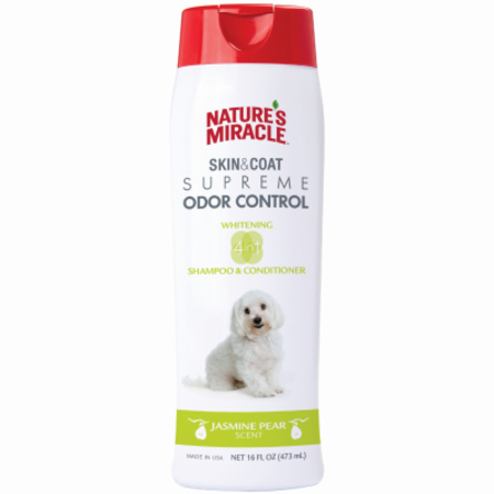 NATURES MIRACLE Natures Miracle NM-6099 16 oz. Dog Whitening Shampoo 203111